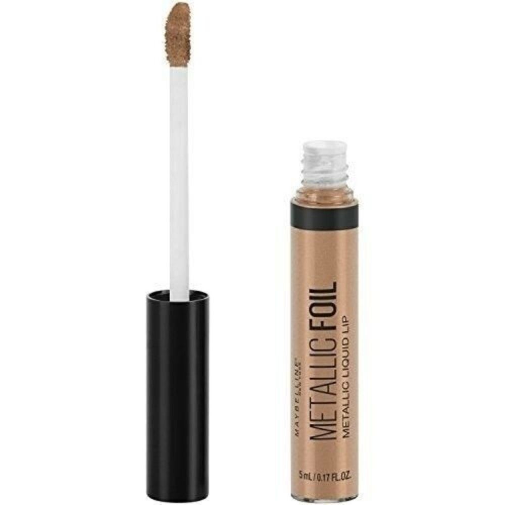 #90 Trident Lipstick Maybelline Metallic Foil Liquid Lip